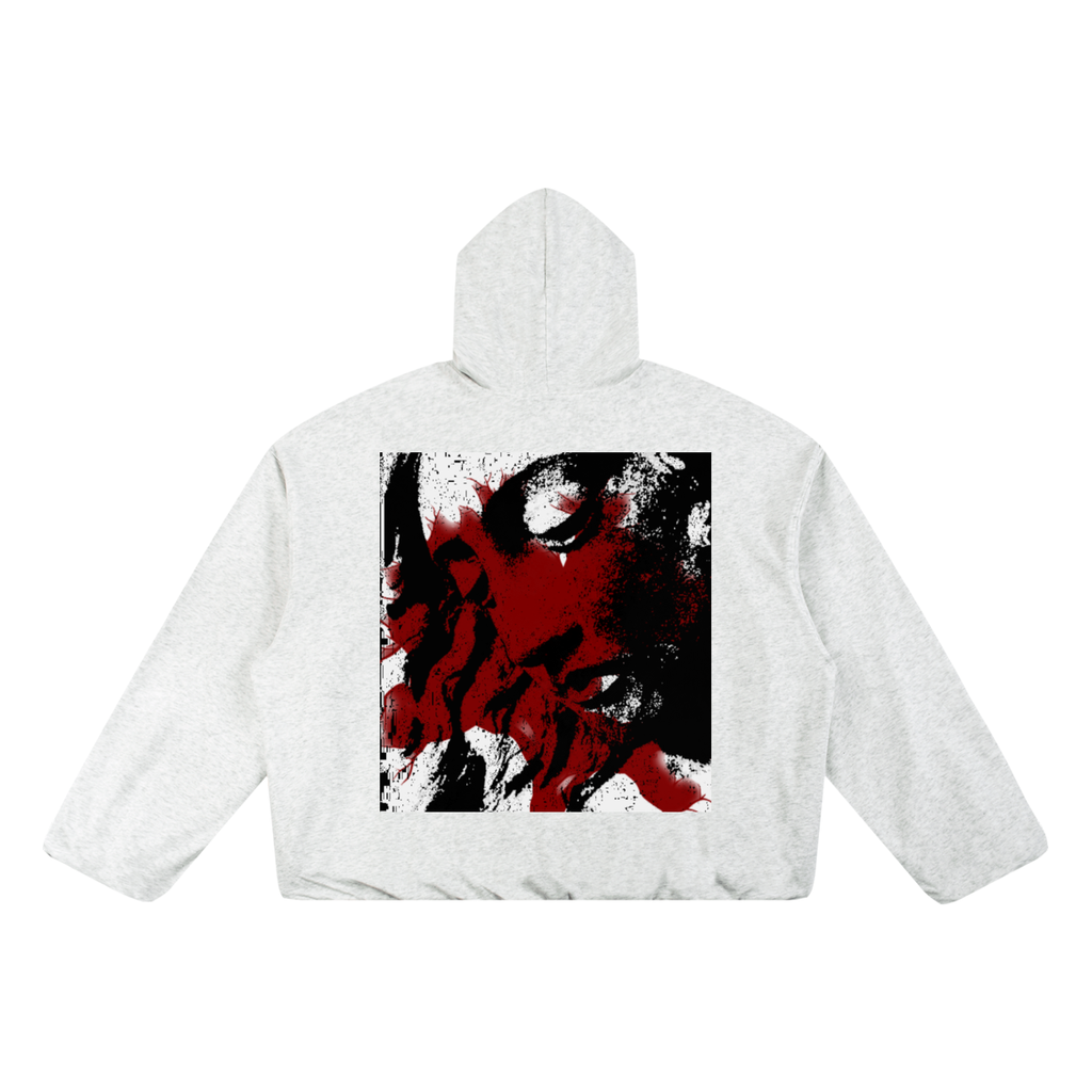 CRXSSWEI Gather-Hem Hoodie