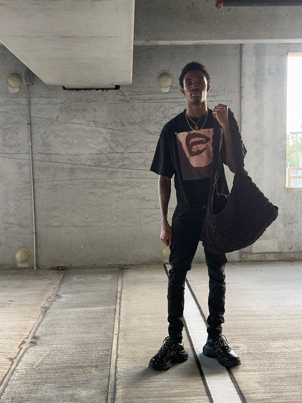 Vamp Frayed Cropped Tee