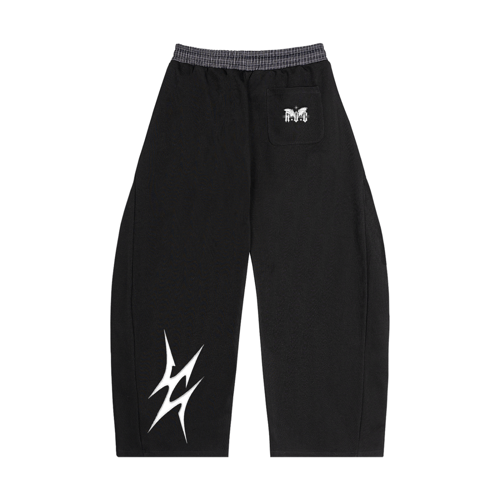 CRXSS PLAID Double Waisted Sweats